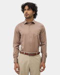 Beige Solid Shirt - Sylvia