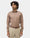 Beige Solid Shirt - Sylvia