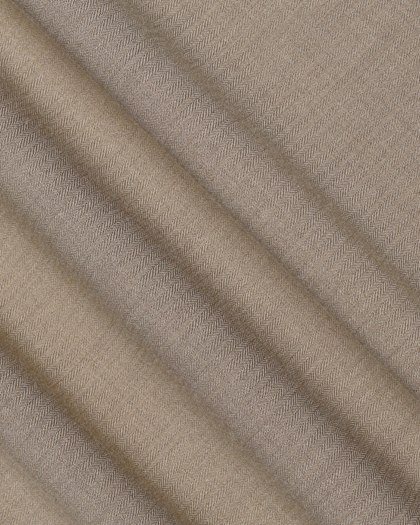 Beige Solid Trouser - Henry