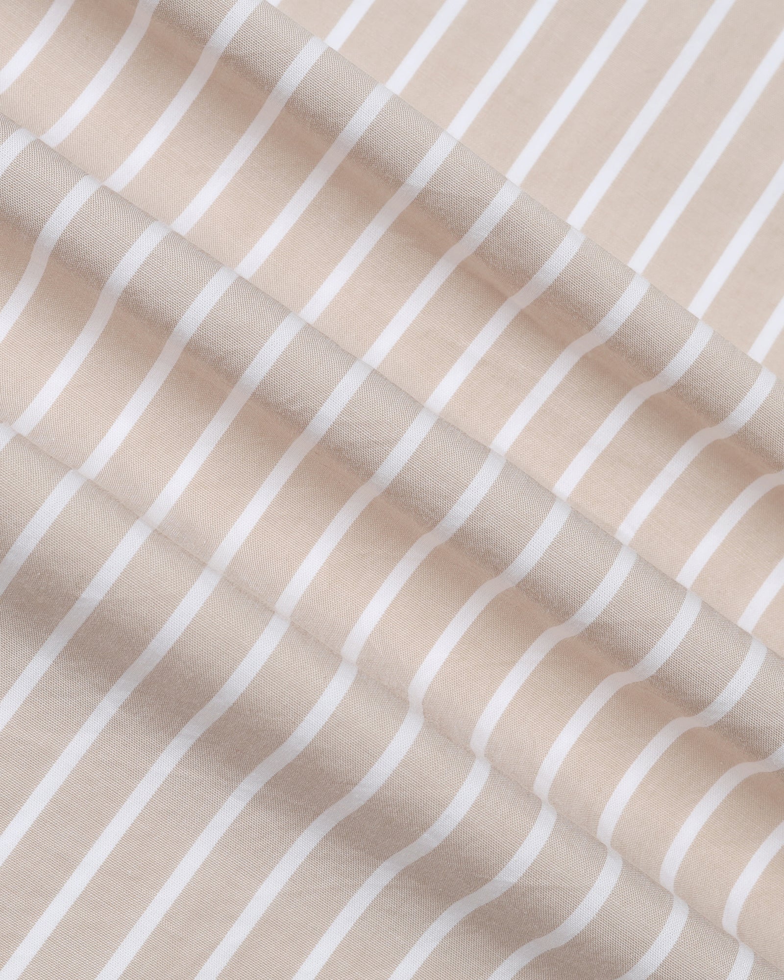 Beige Stripe Shirt - Hamber