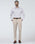 Beige Technowaist Textured Trouser - Alex