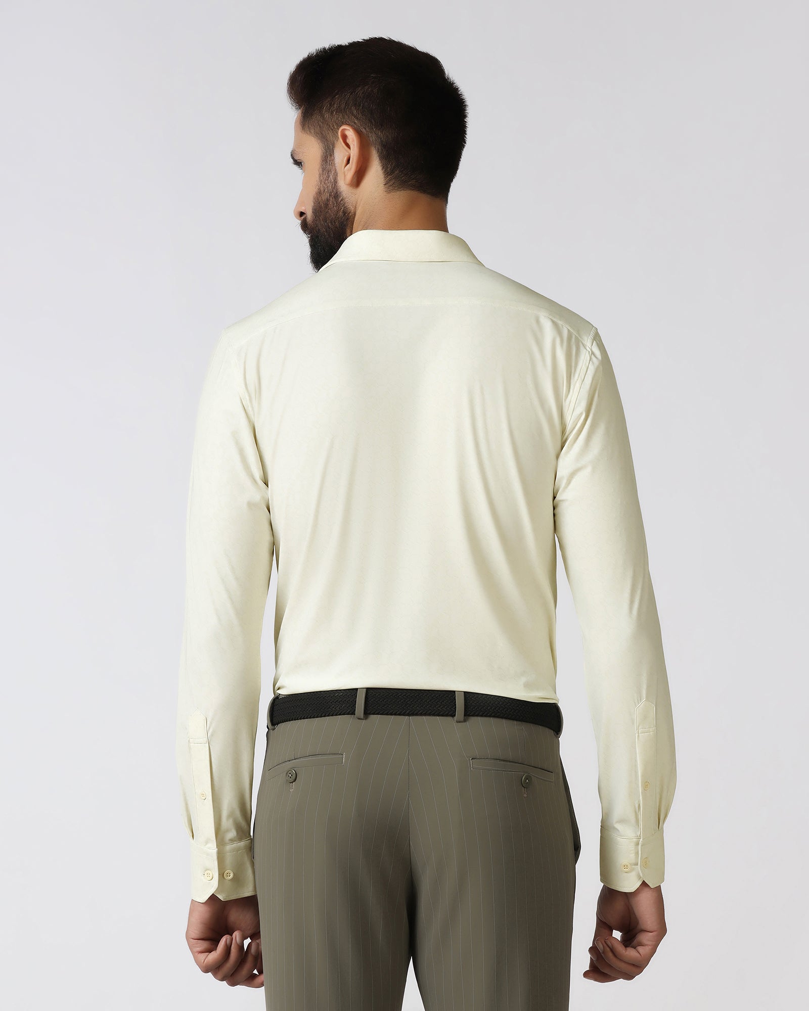 Beige TechPro Printed Shirt - Graph
