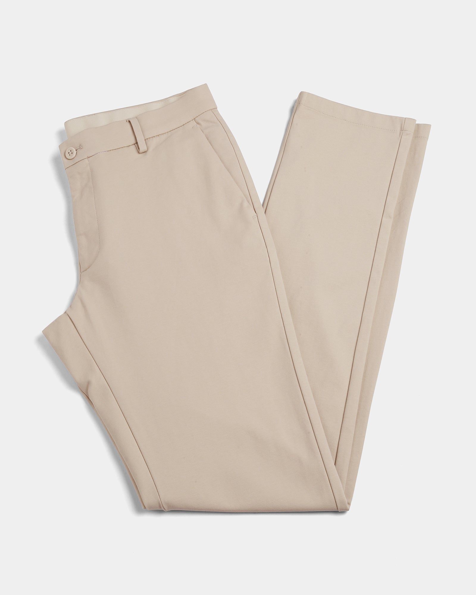 Beige TechPro Solid Khakis - Ziea
