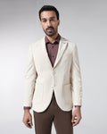 Beige TechPro Textured Blazer - Rodrygo