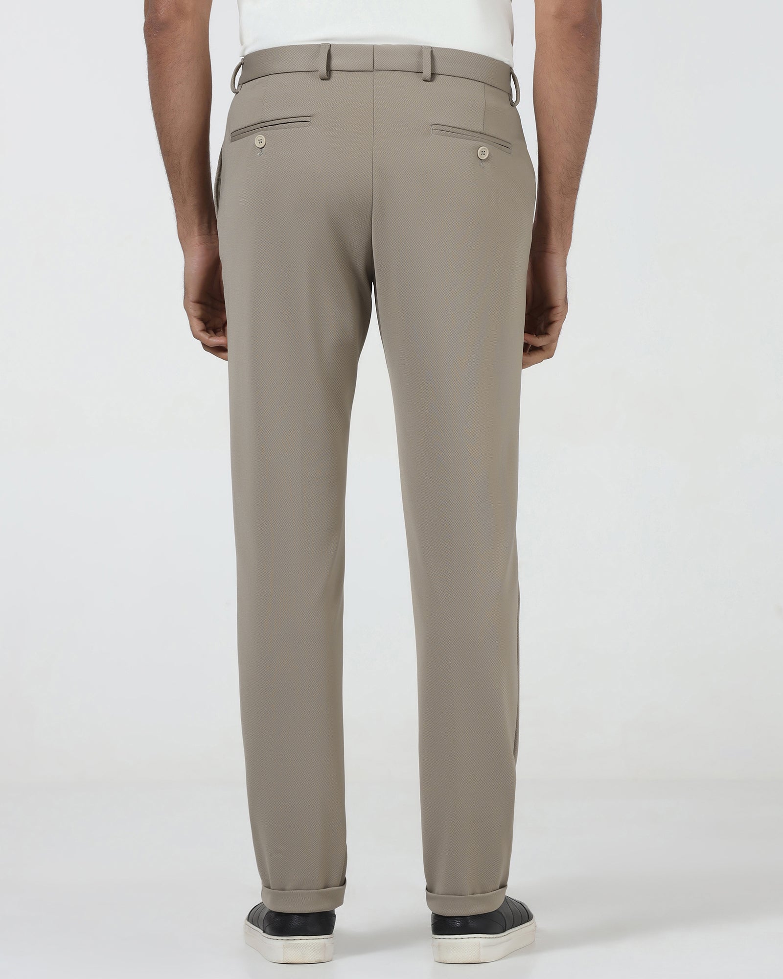 Beige TechPro Textured Trouser - Meteor