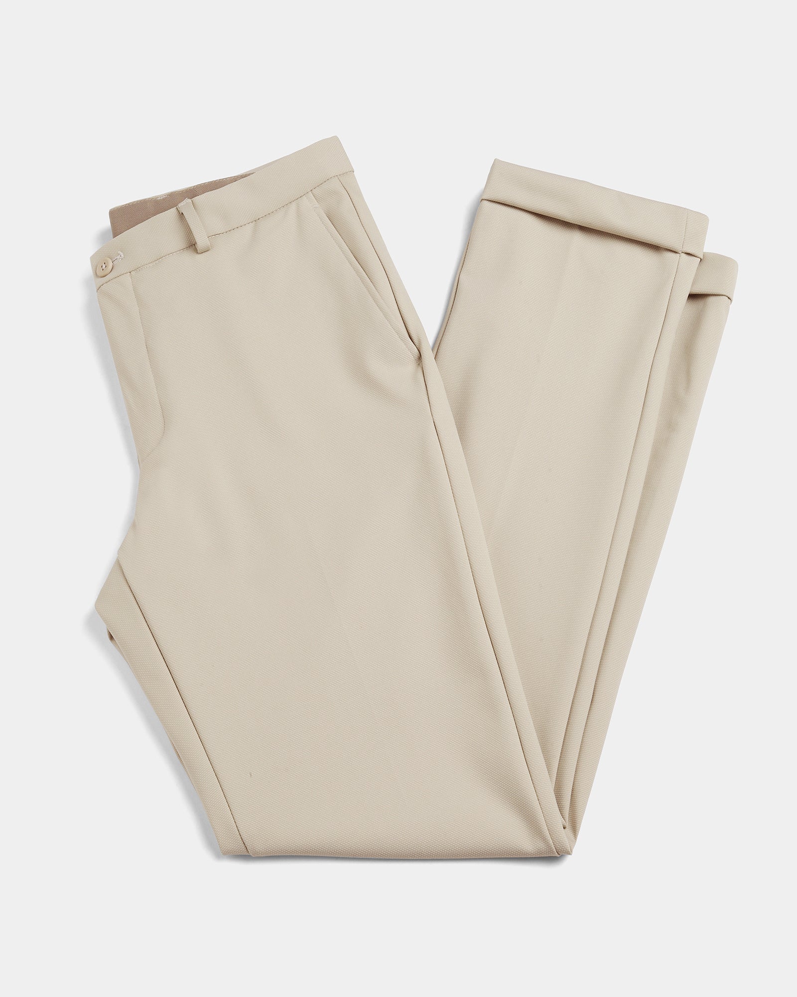 Beige TechPro Textured Trouser - Meteor