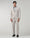 Beige TechPro Two Piece Stripe Suit - Telko