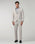 Beige TechPro Two Piece Stripe Suit - Telko