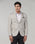 Beige Textured Blazer - Declan