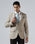 Beige Textured Blazer - Jevlon