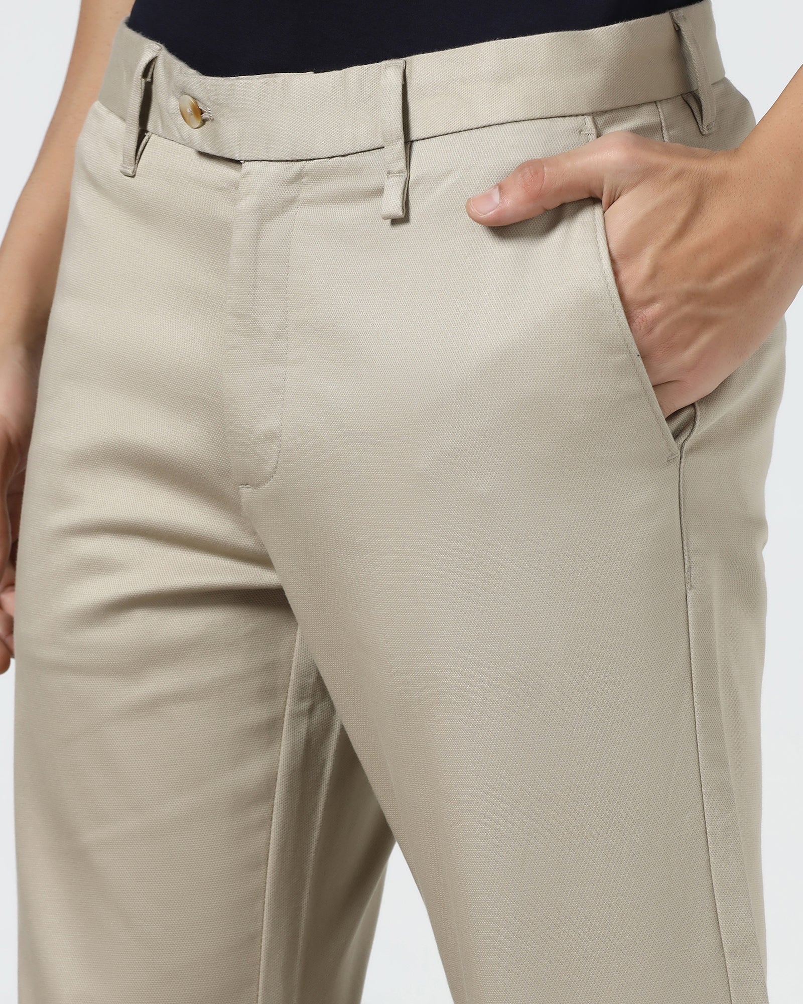 Beige Textured Khaki - Pecan
