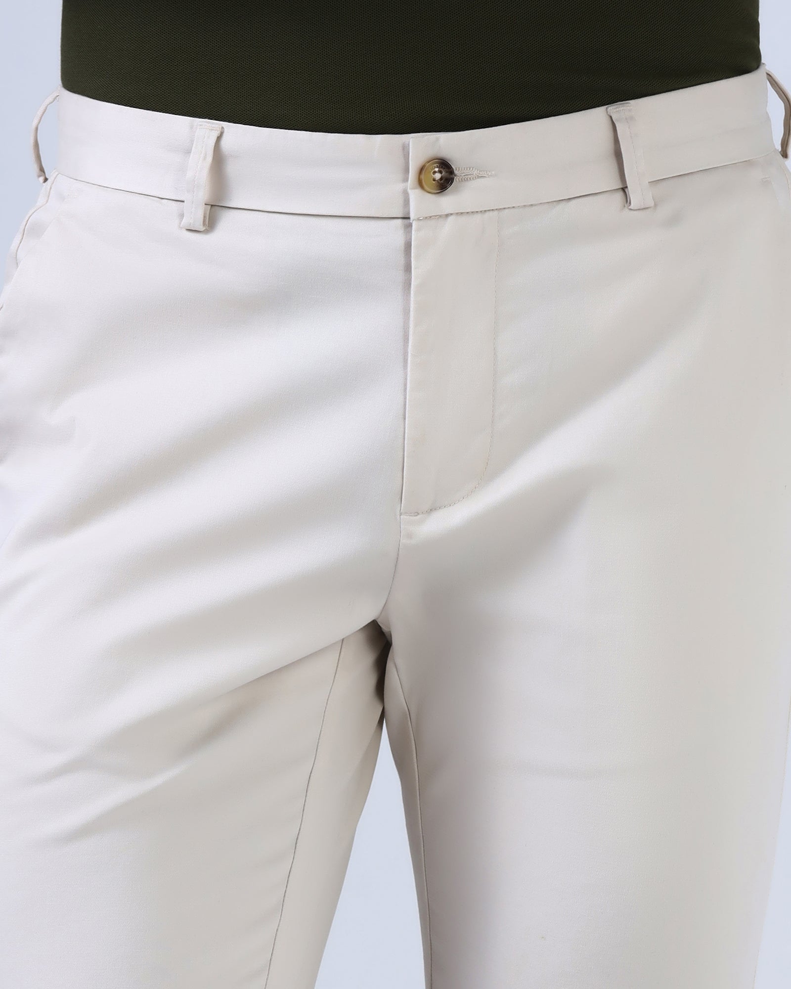 Beige Textured Khakis - Planar