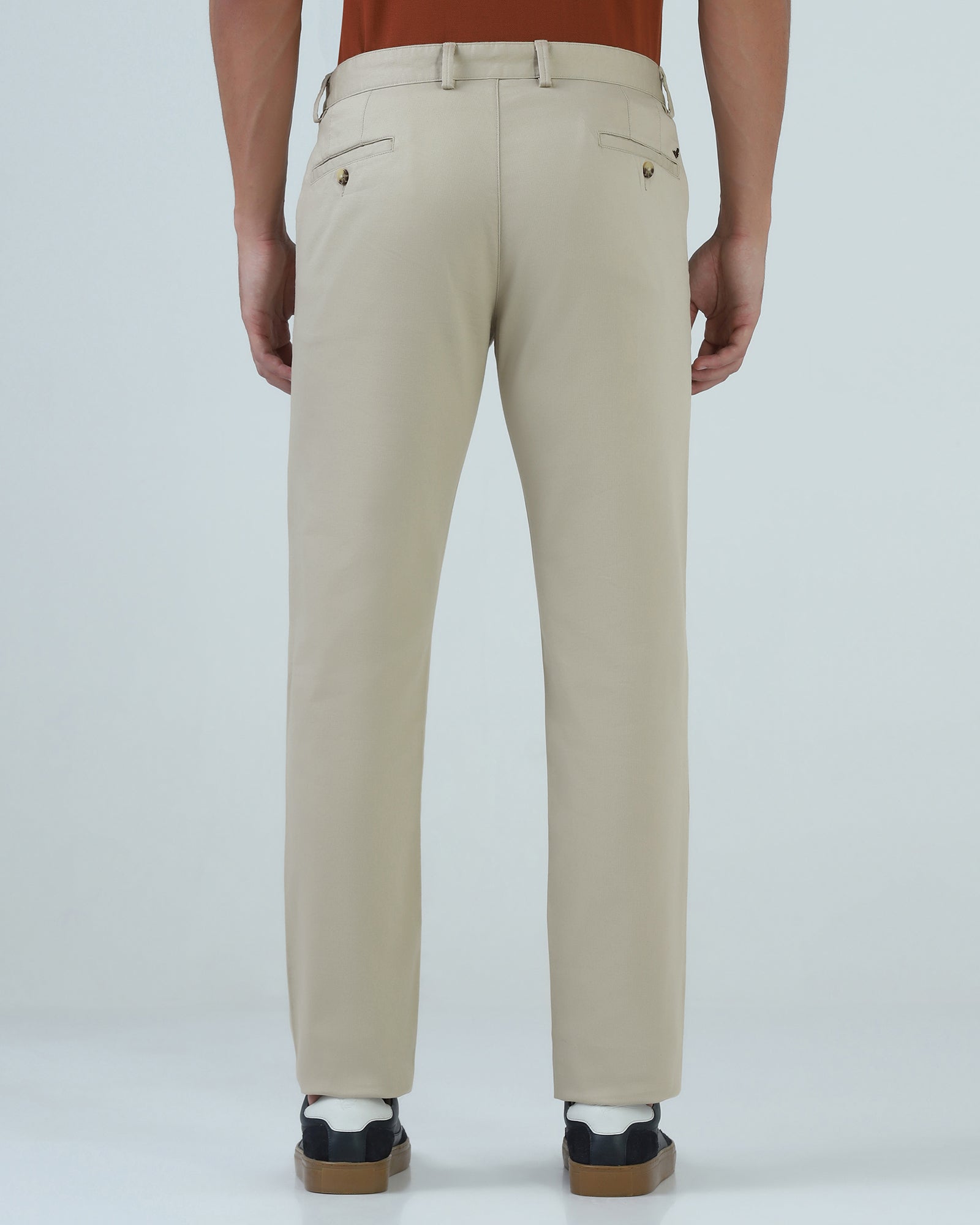 Beige Textured Khakis - Plinth