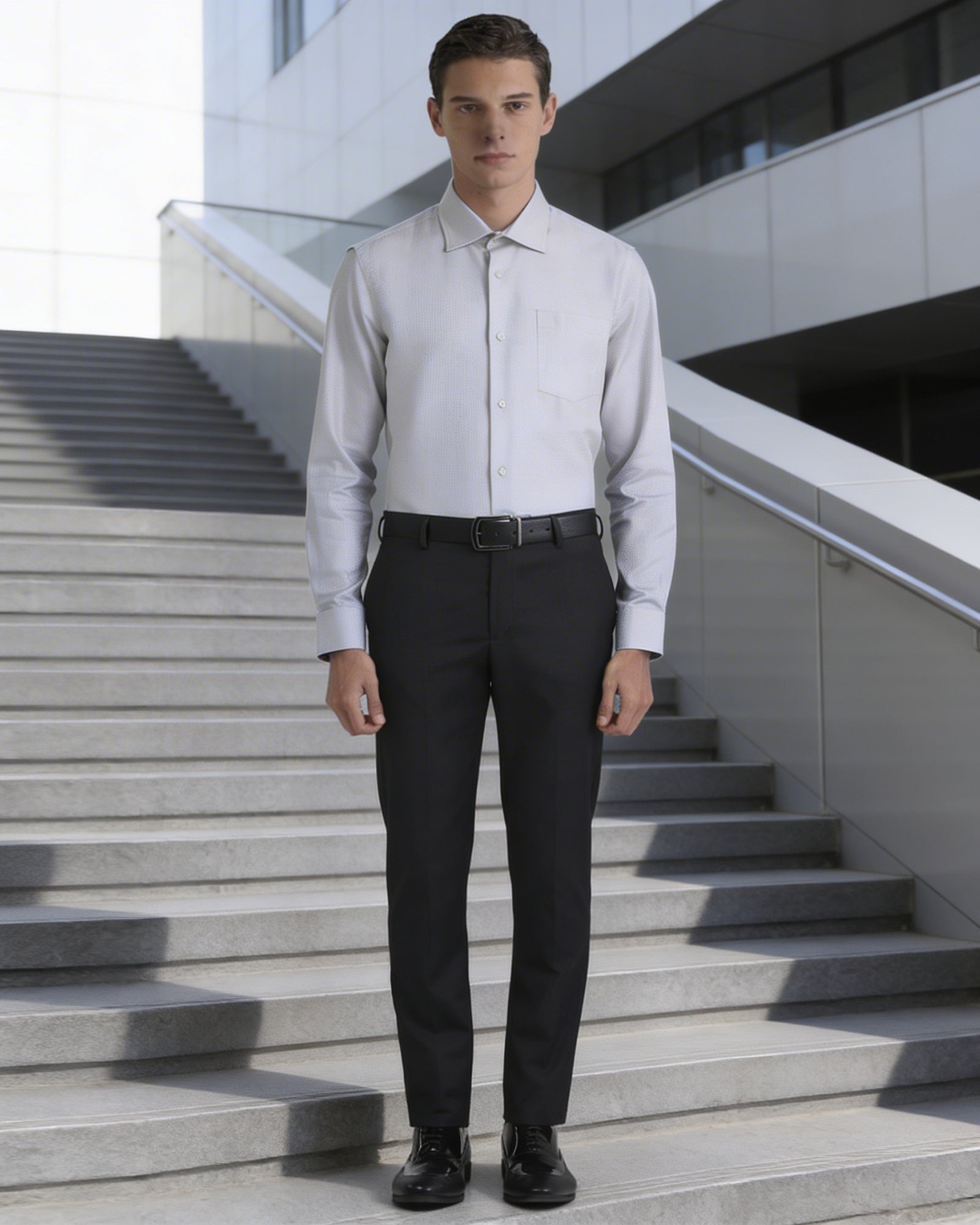 Beige Textured Shirt