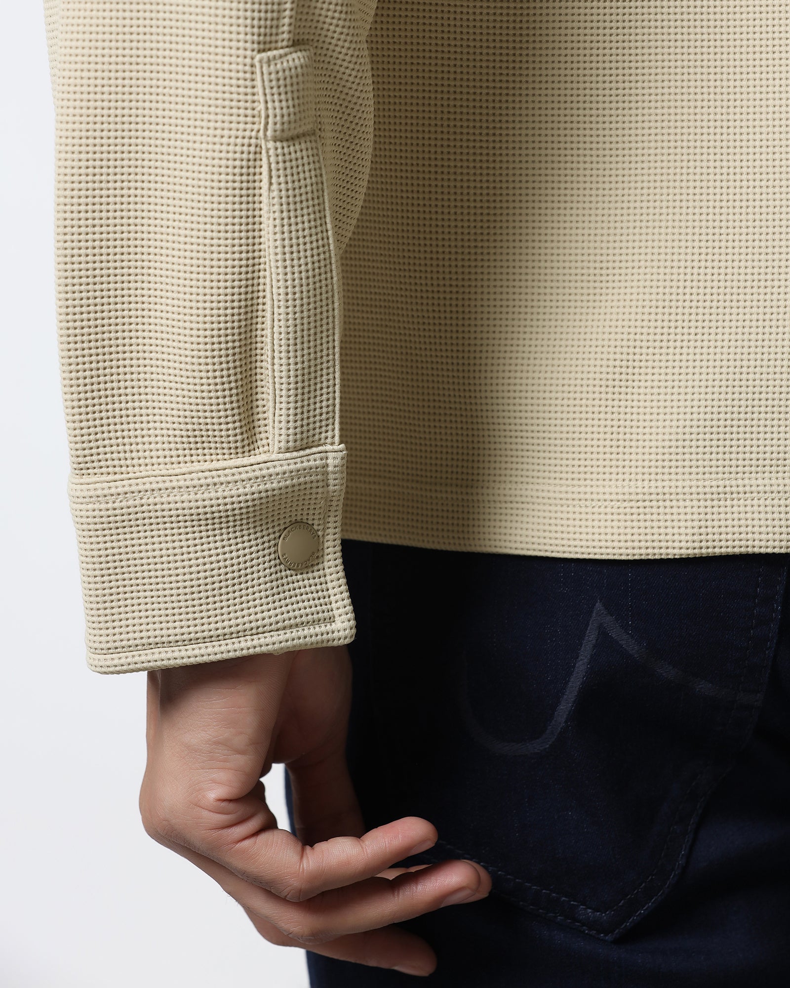 Beige Textured Sweatshirt - Glock