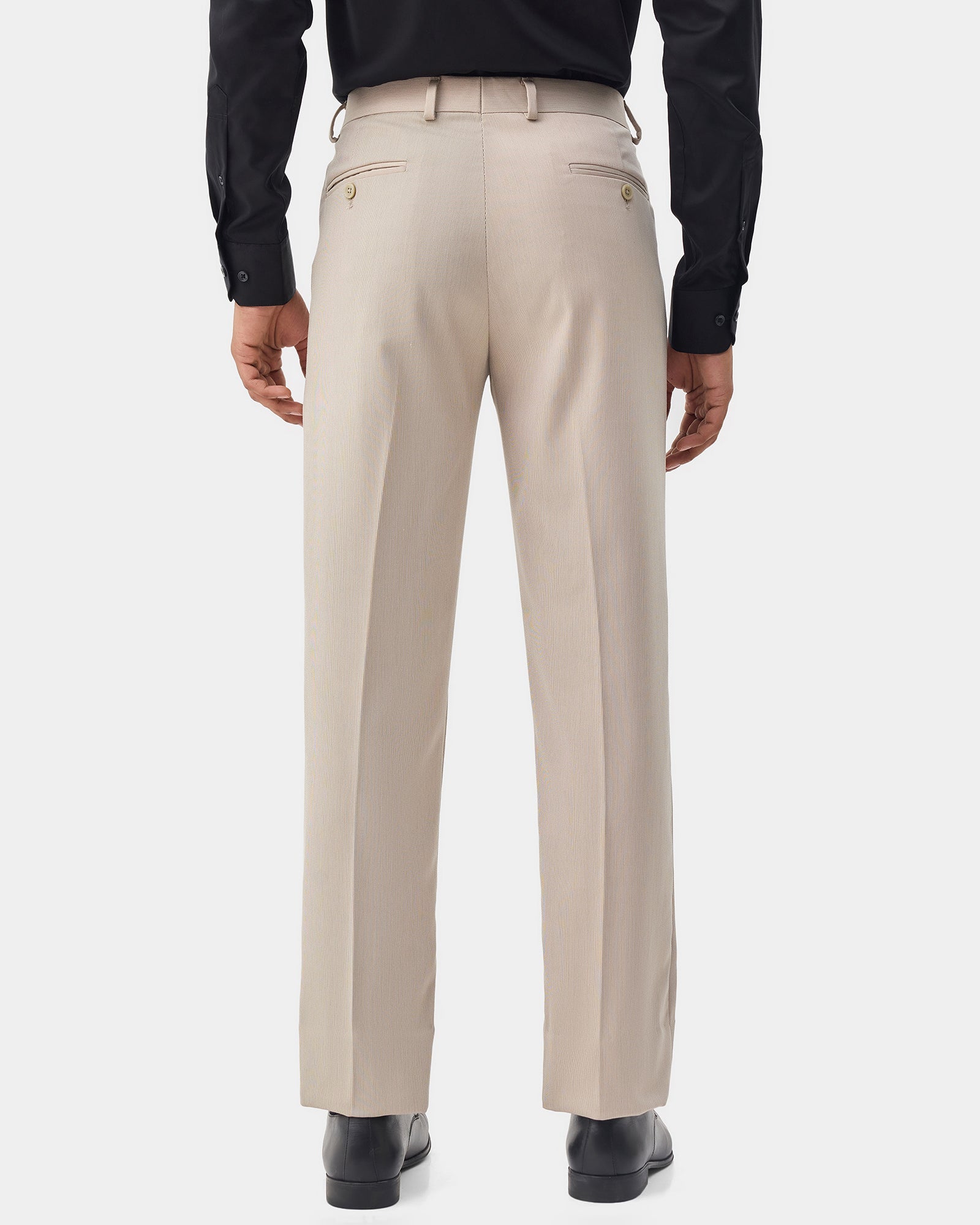 Beige Textured Trouser - Edox