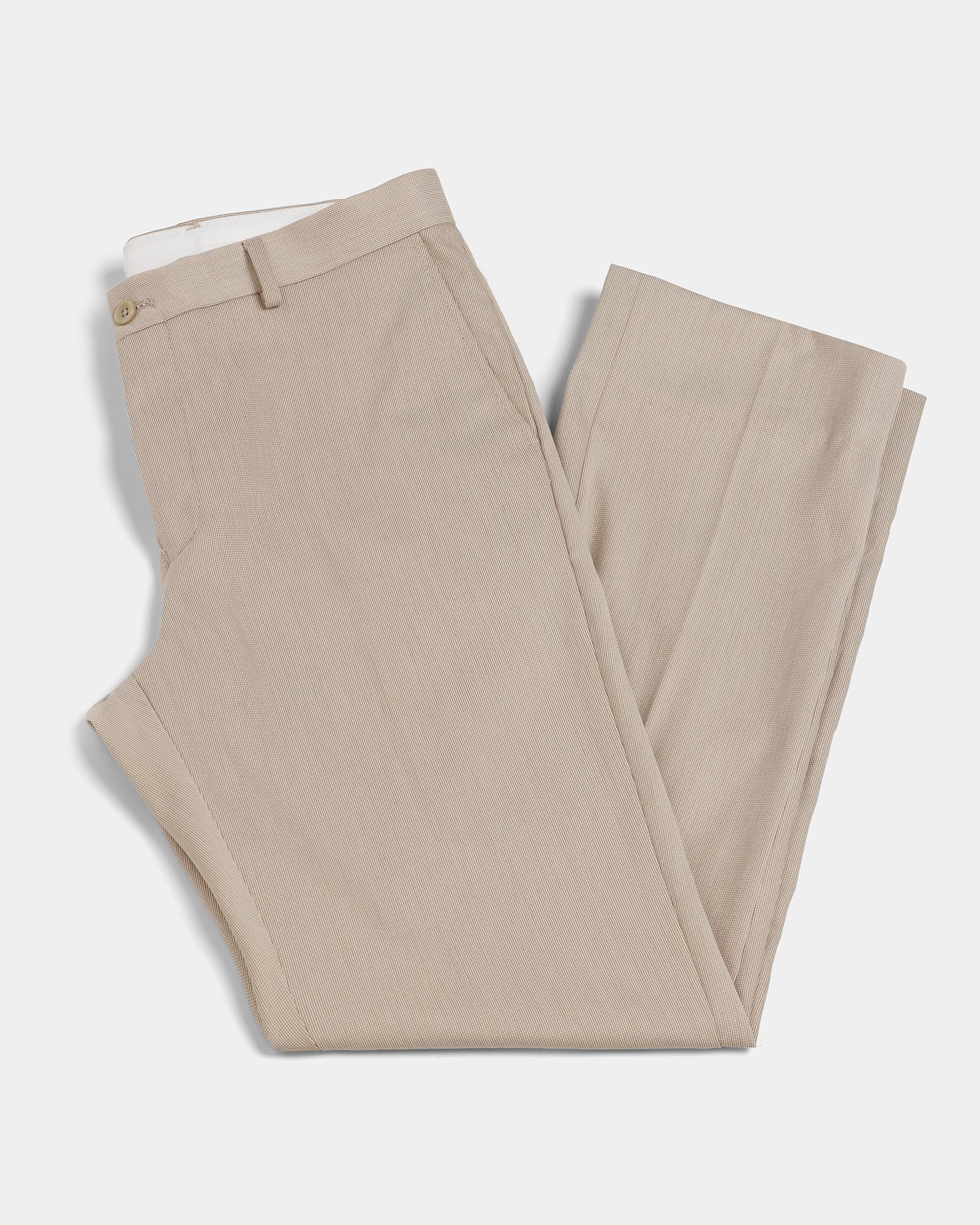Beige Textured Trouser - Edox