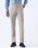 Beige Textured Trouser - Gaezry