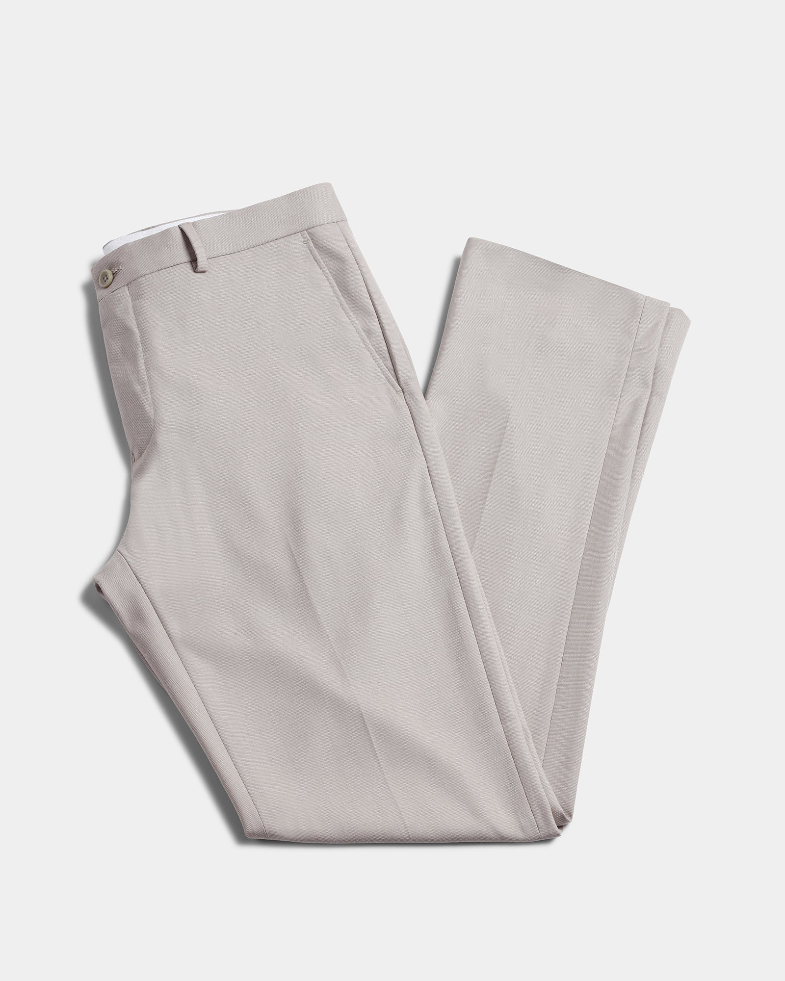 Beige Textured Trouser - Gaezry