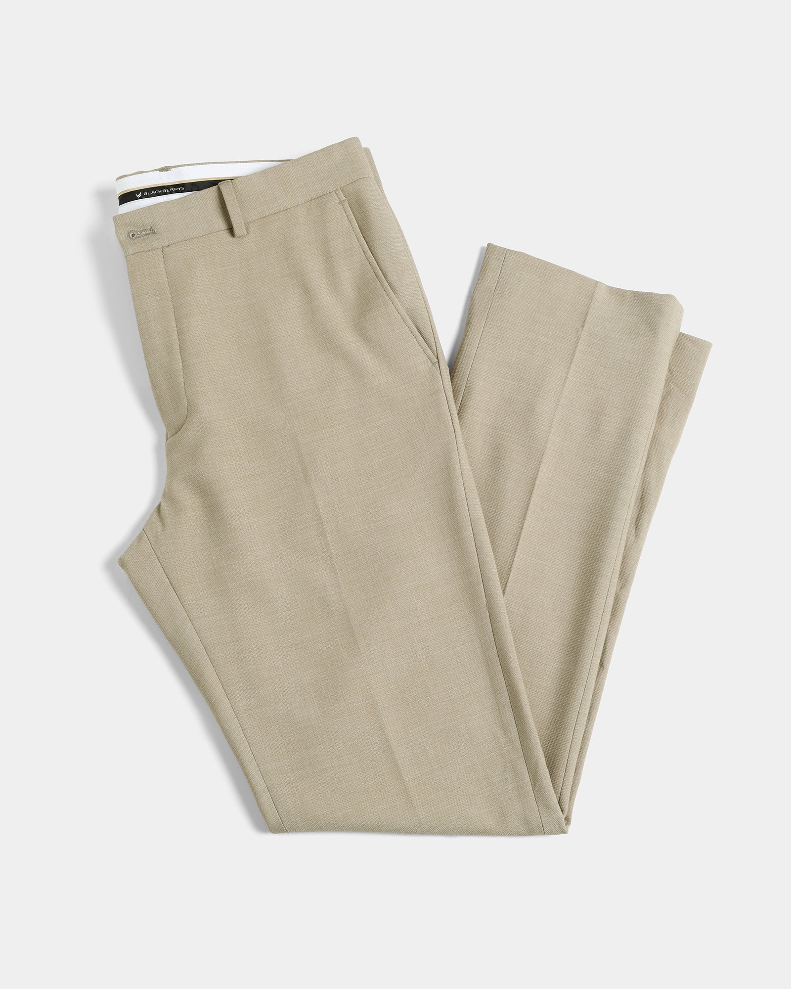 Beige Textured Trouser - Jona