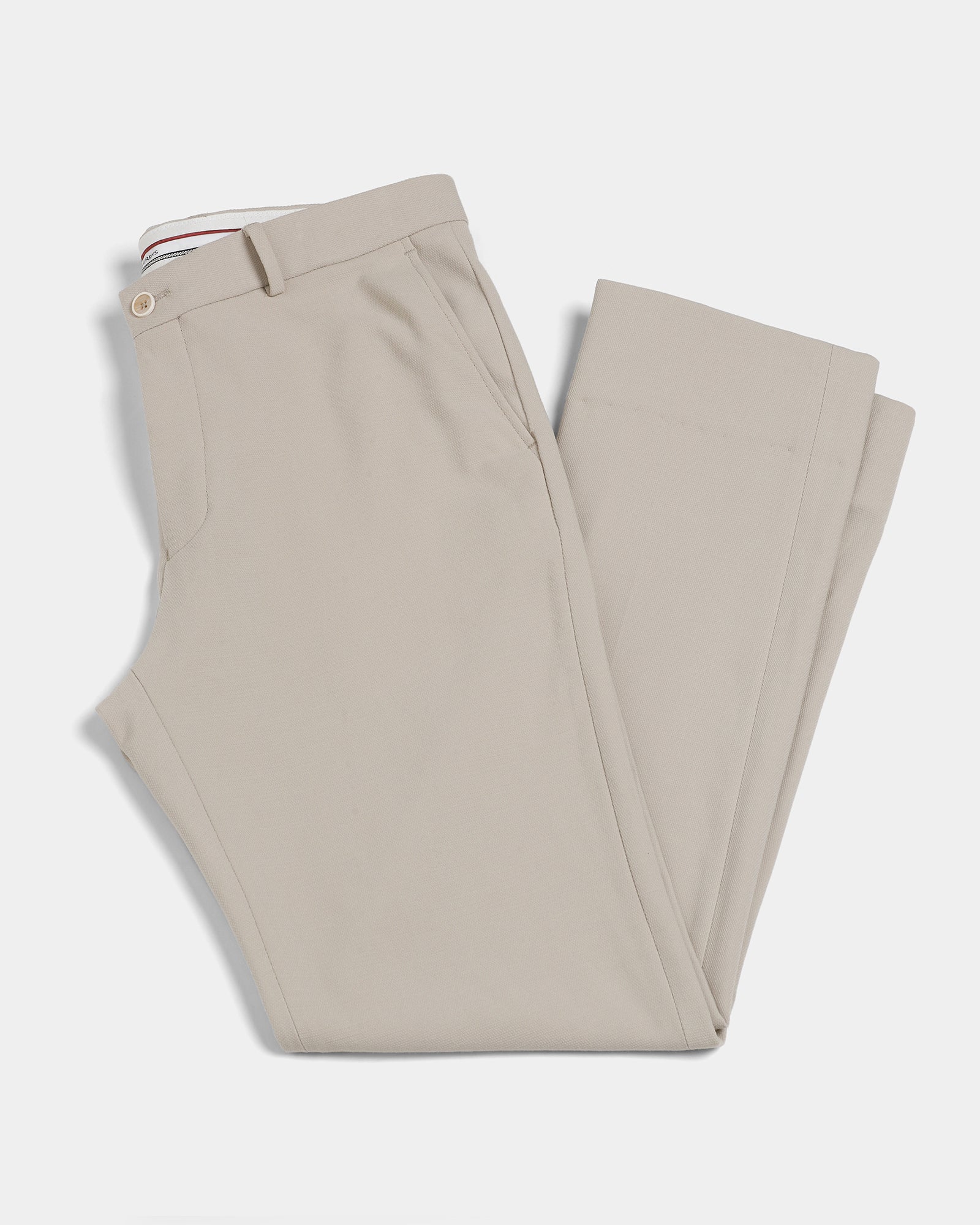 Beige Textured Trouser - Jona