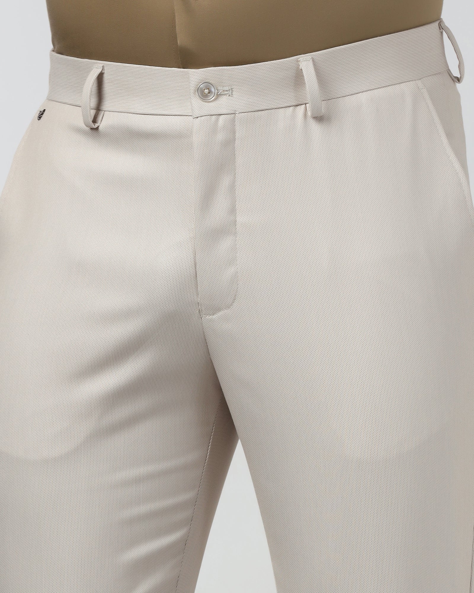 Beige Textured Trouser - Kylian