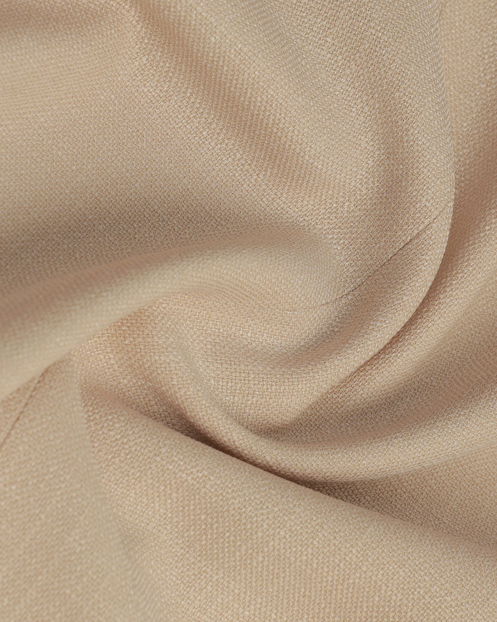 Beige Three Piece Textured Suit - Rotex