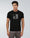 Black Crew Neck Printed T-Shirt - Sybill