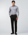Black Solid Trouser - Luis