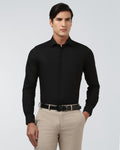 Black Textured Shirt - Hawker