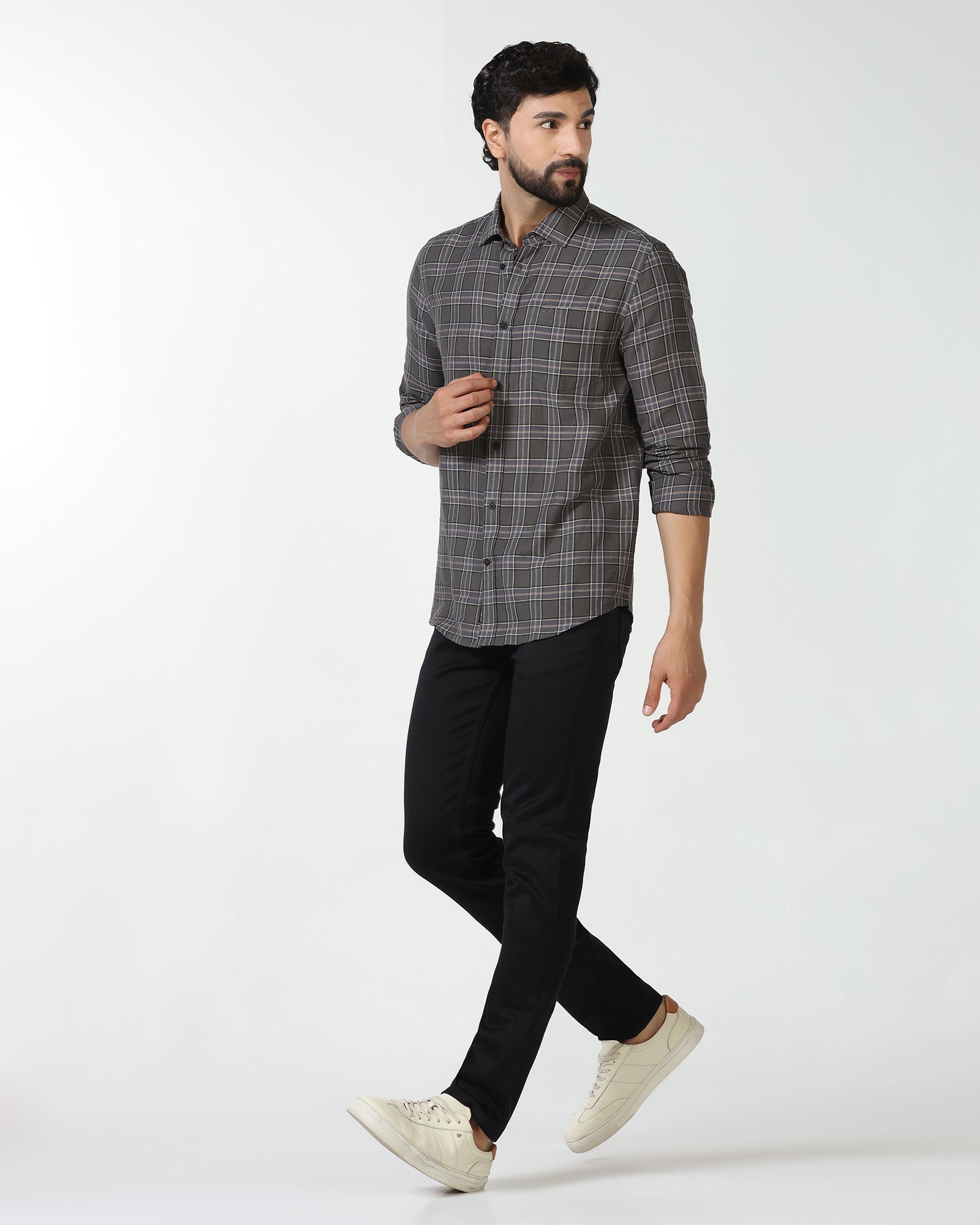 Black Bleed Zero Slim Fit Jeans - Abto