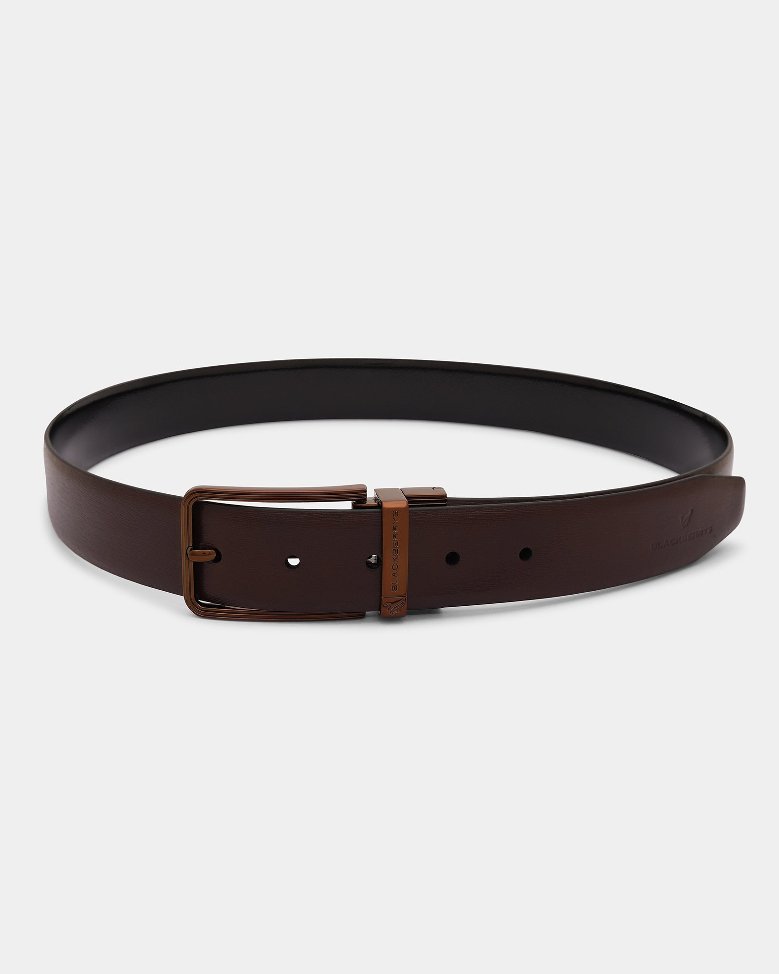 Black Brown Solid Belts - Alunite