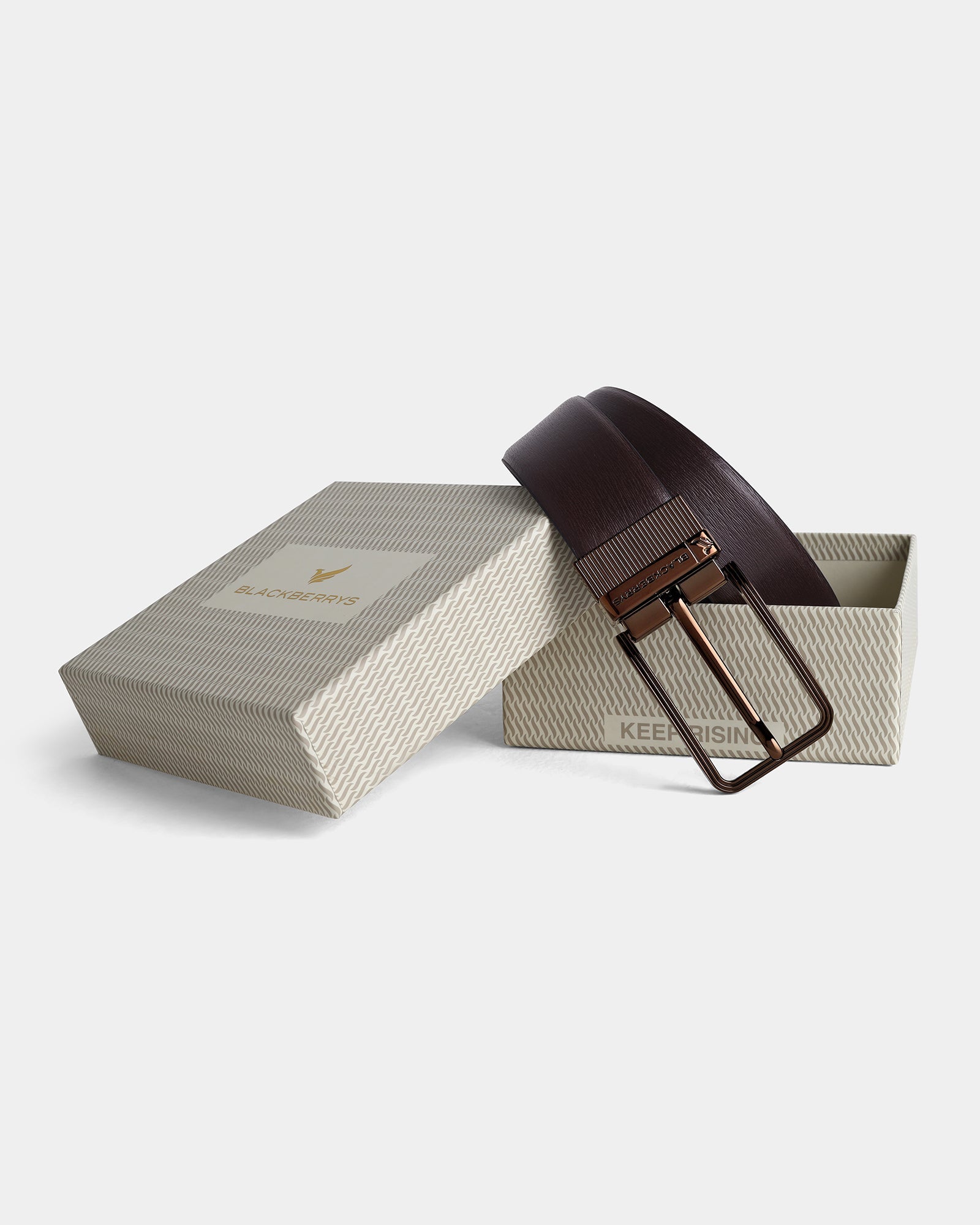 Black Brown Solid Belts - Alunite