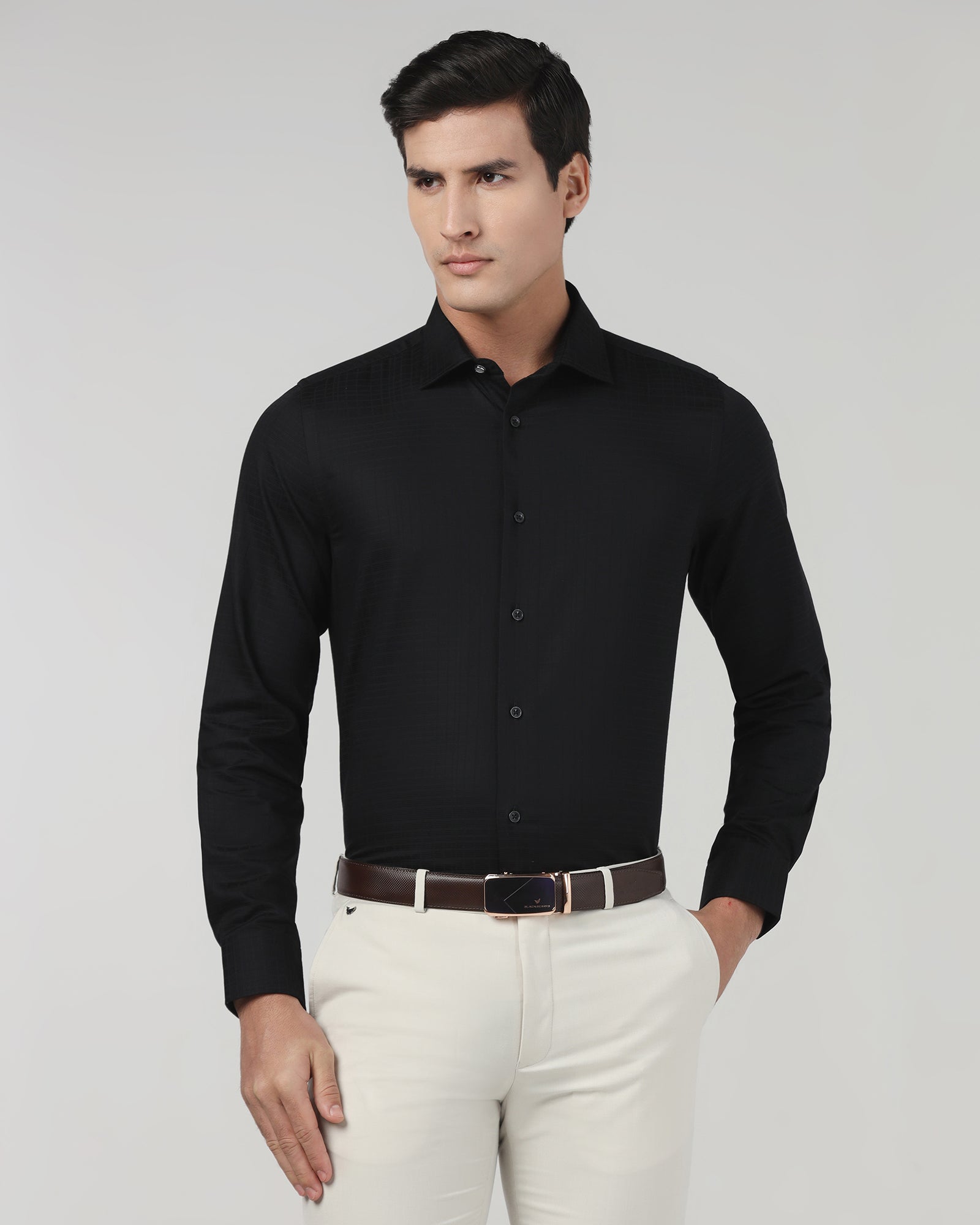 Black Check Shirt - Lexus