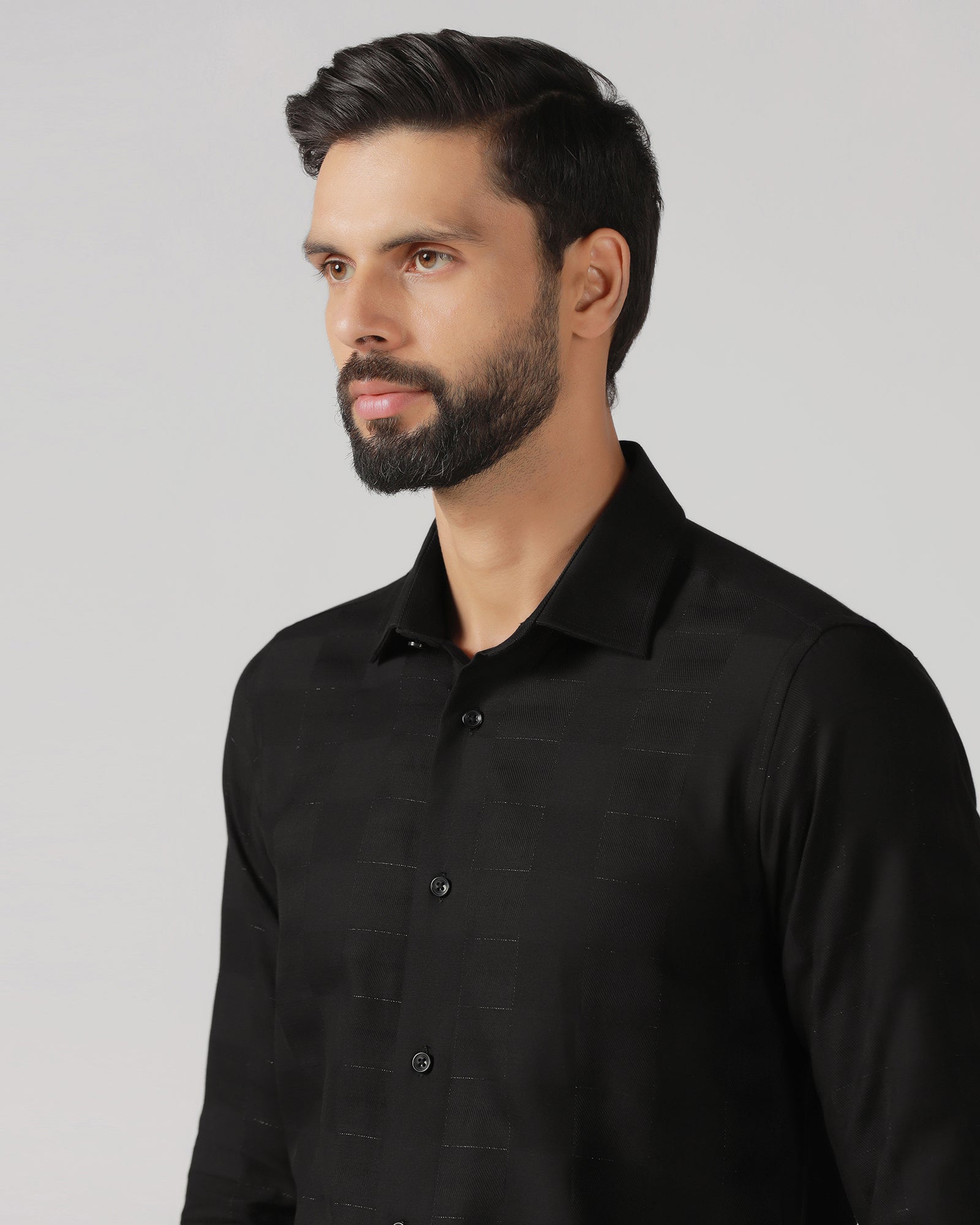 Black Check Shirt - Rainer