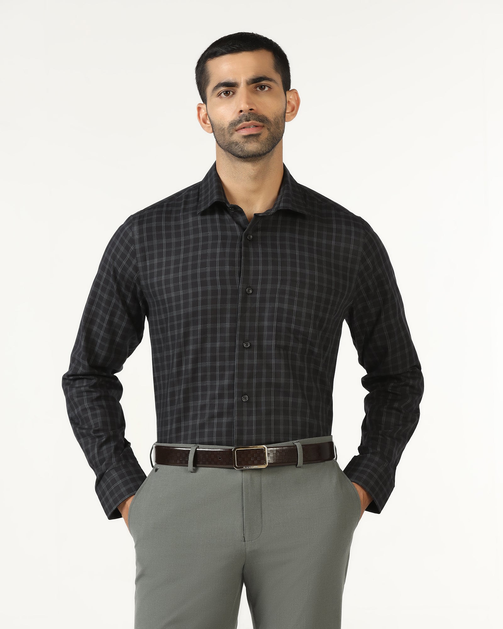 Black Check Shirt - Renew