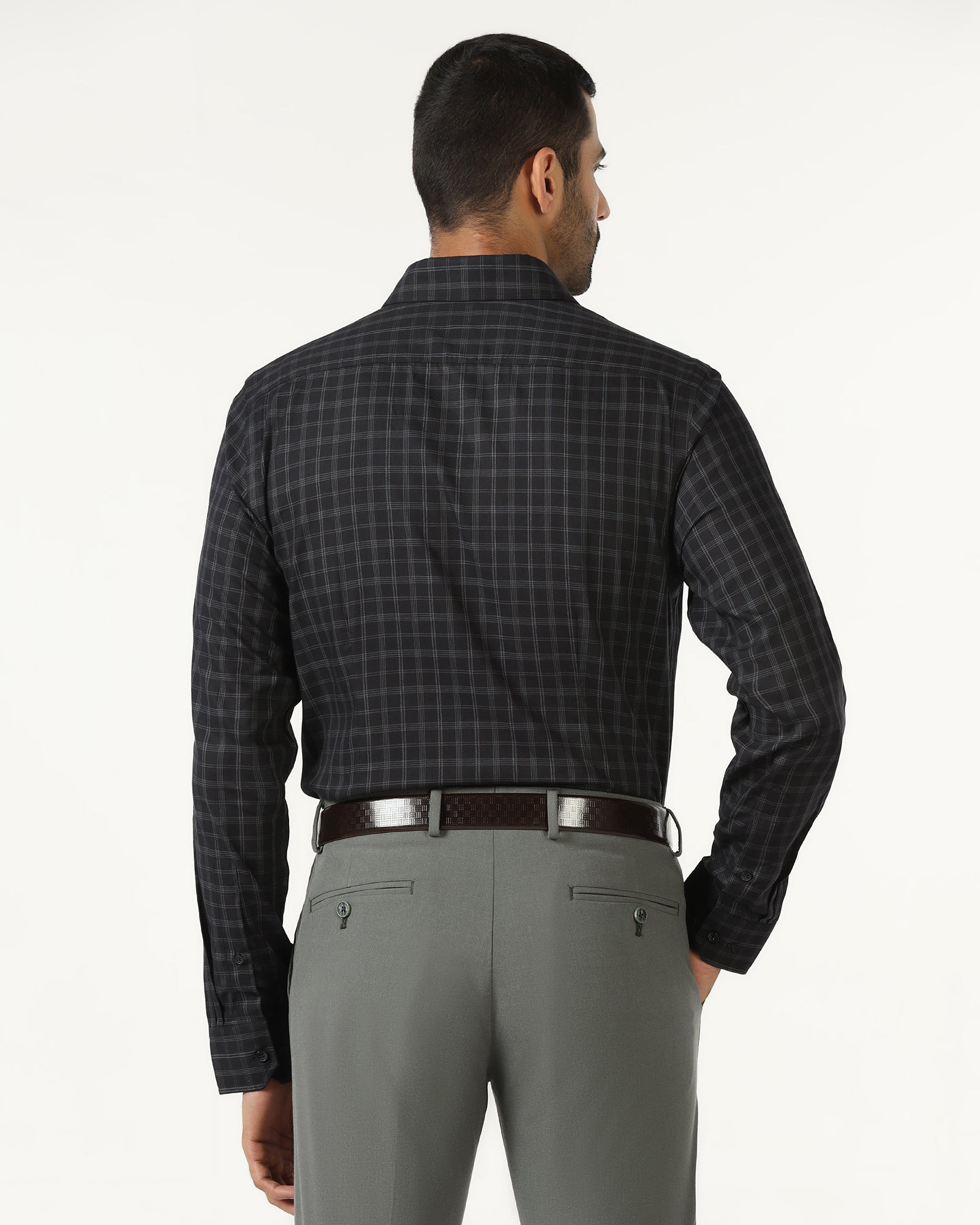 Black Check Shirt - Renew