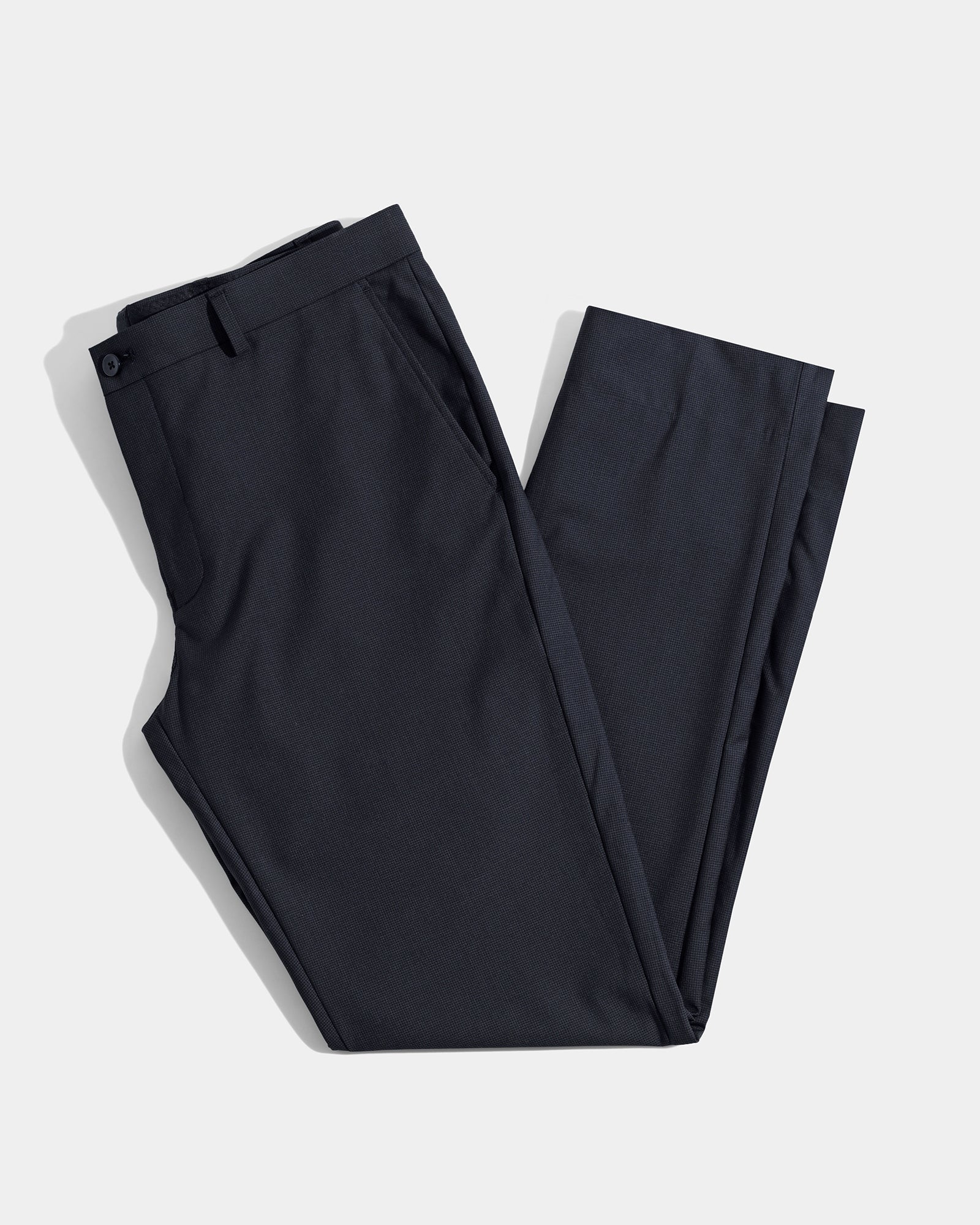 Black Textured Trouser - Bernardo