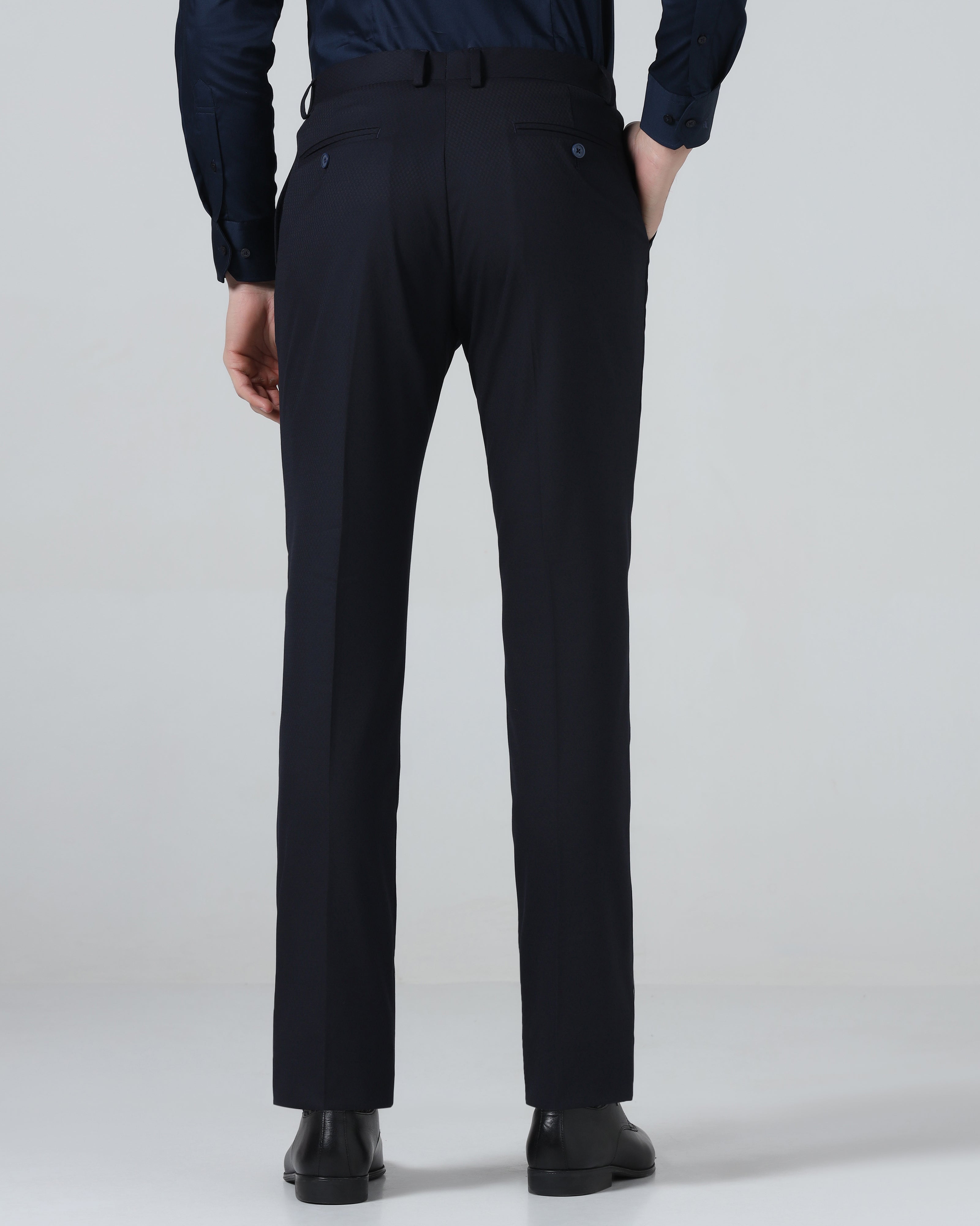 Black Check Trouser