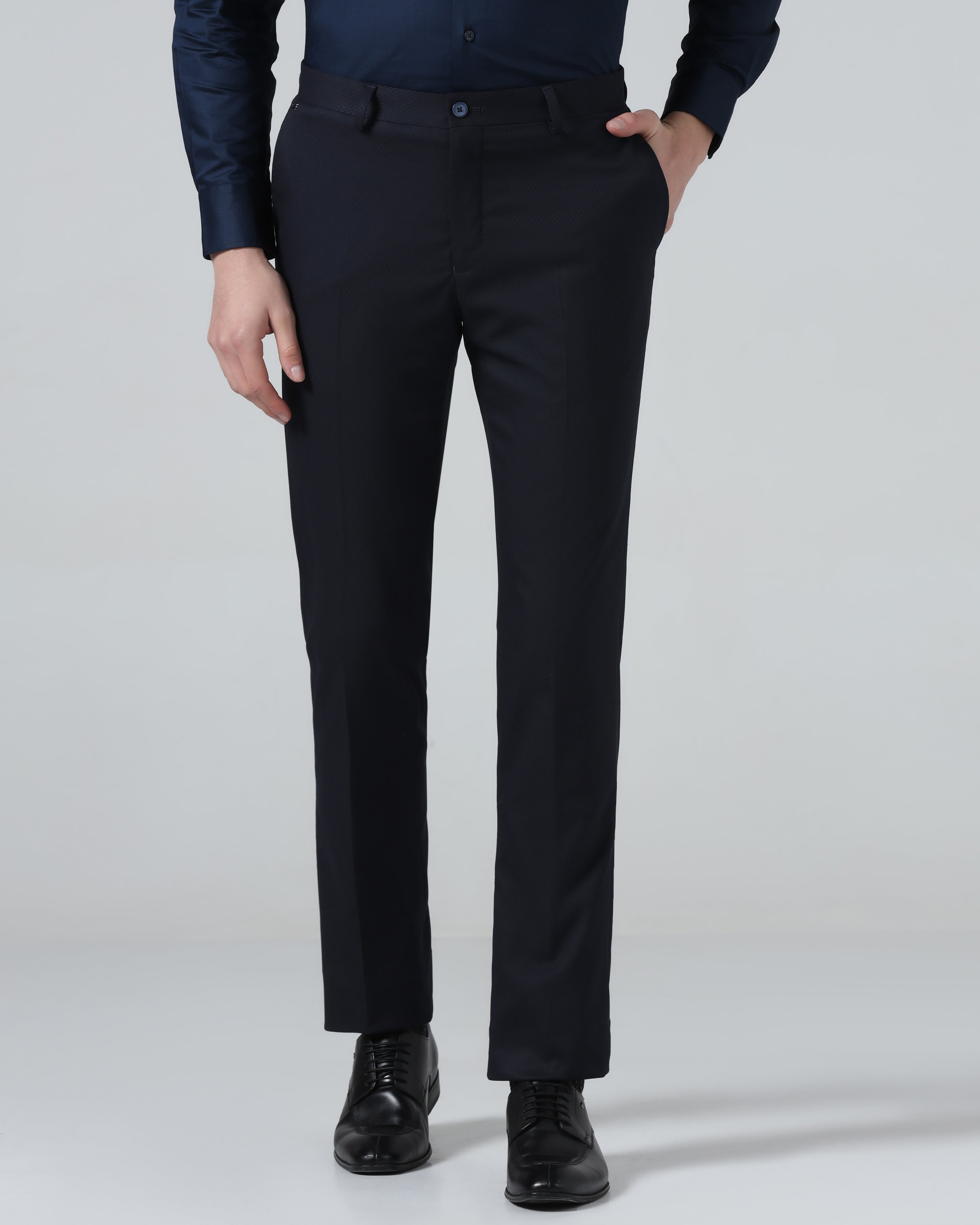 Black Check Trouser