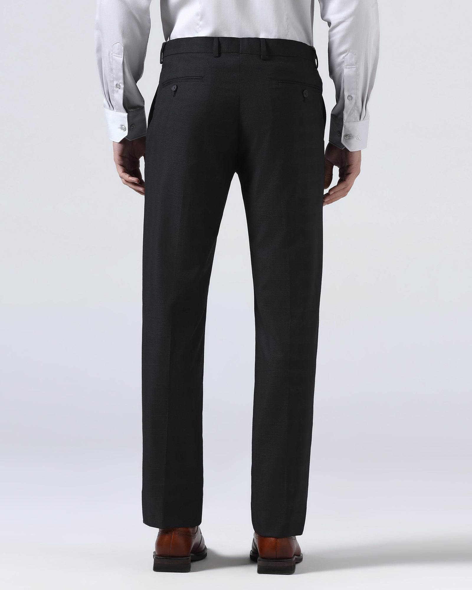 Black Check Trouser - Rogers