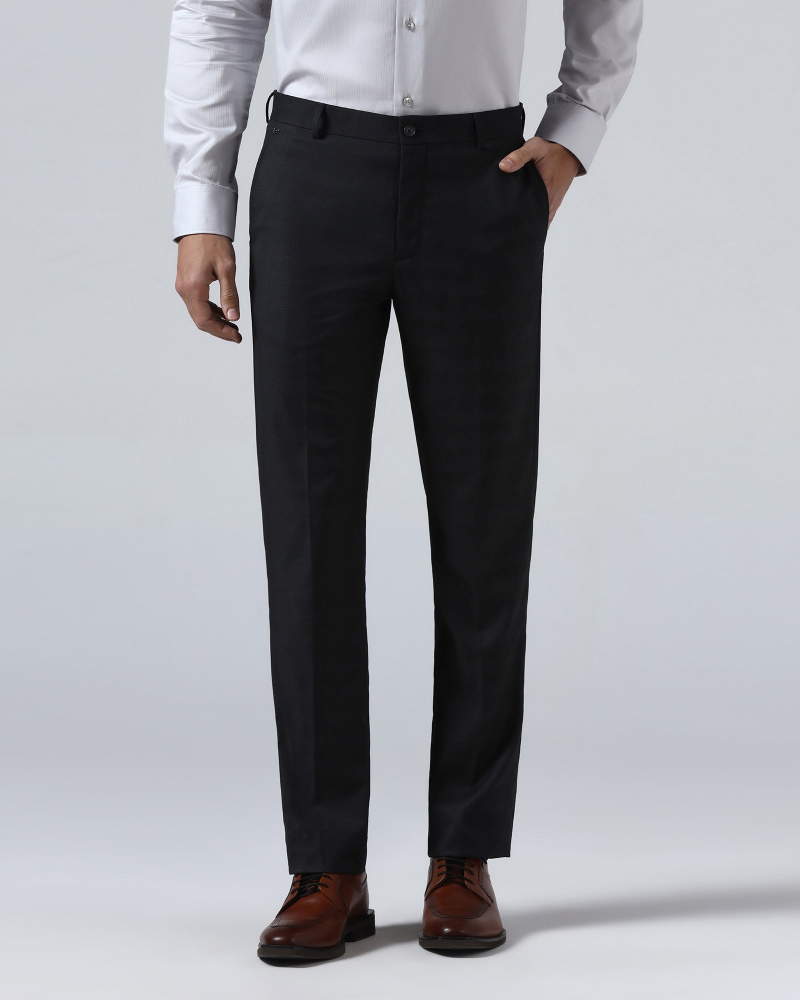 Black Check Trouser - Rogers