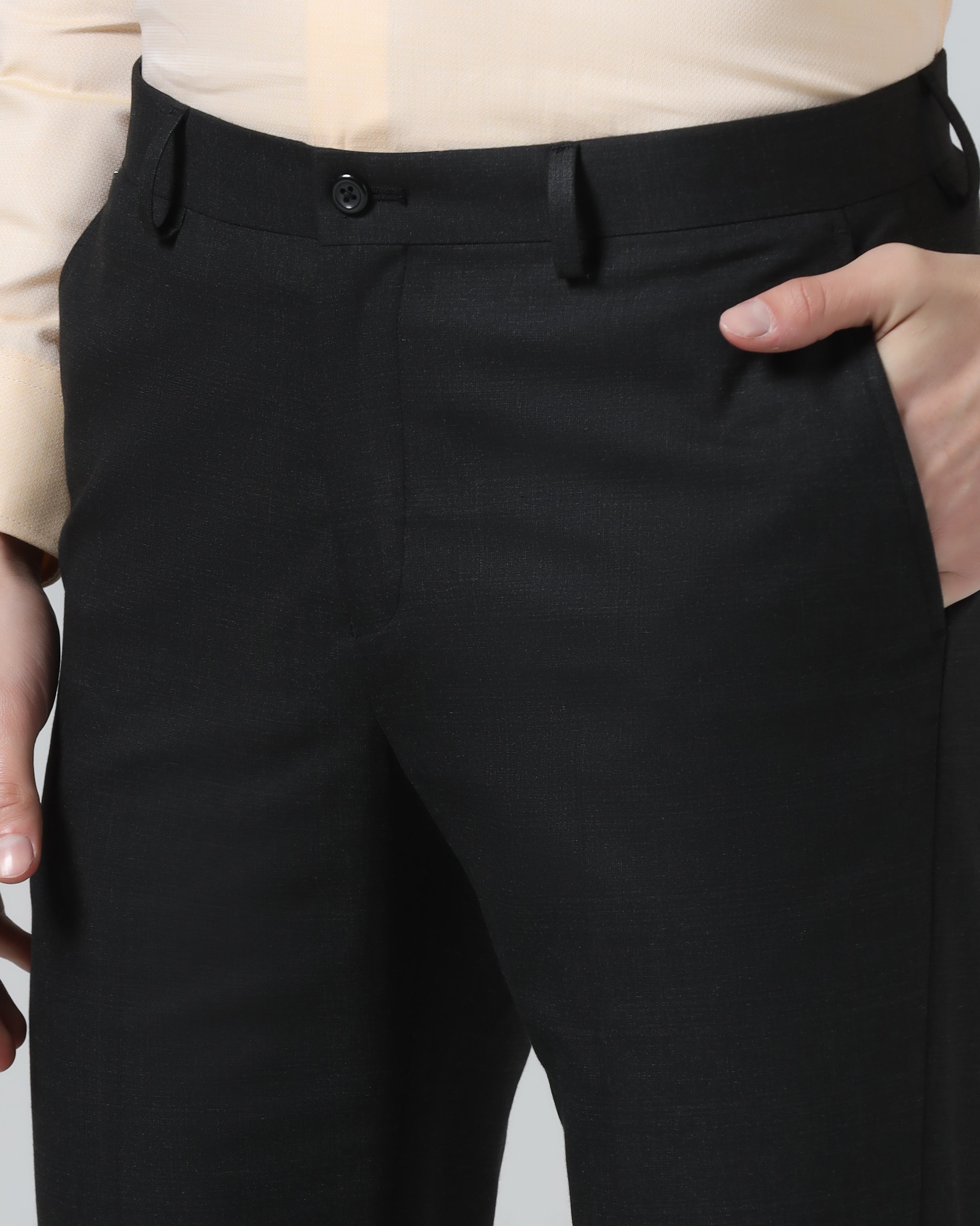 Black Check Trouser - Stunning