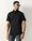 Black Half Sleeve Textured Shirt - Caty