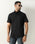 Black Half Sleeve Textured Shirt - Caty