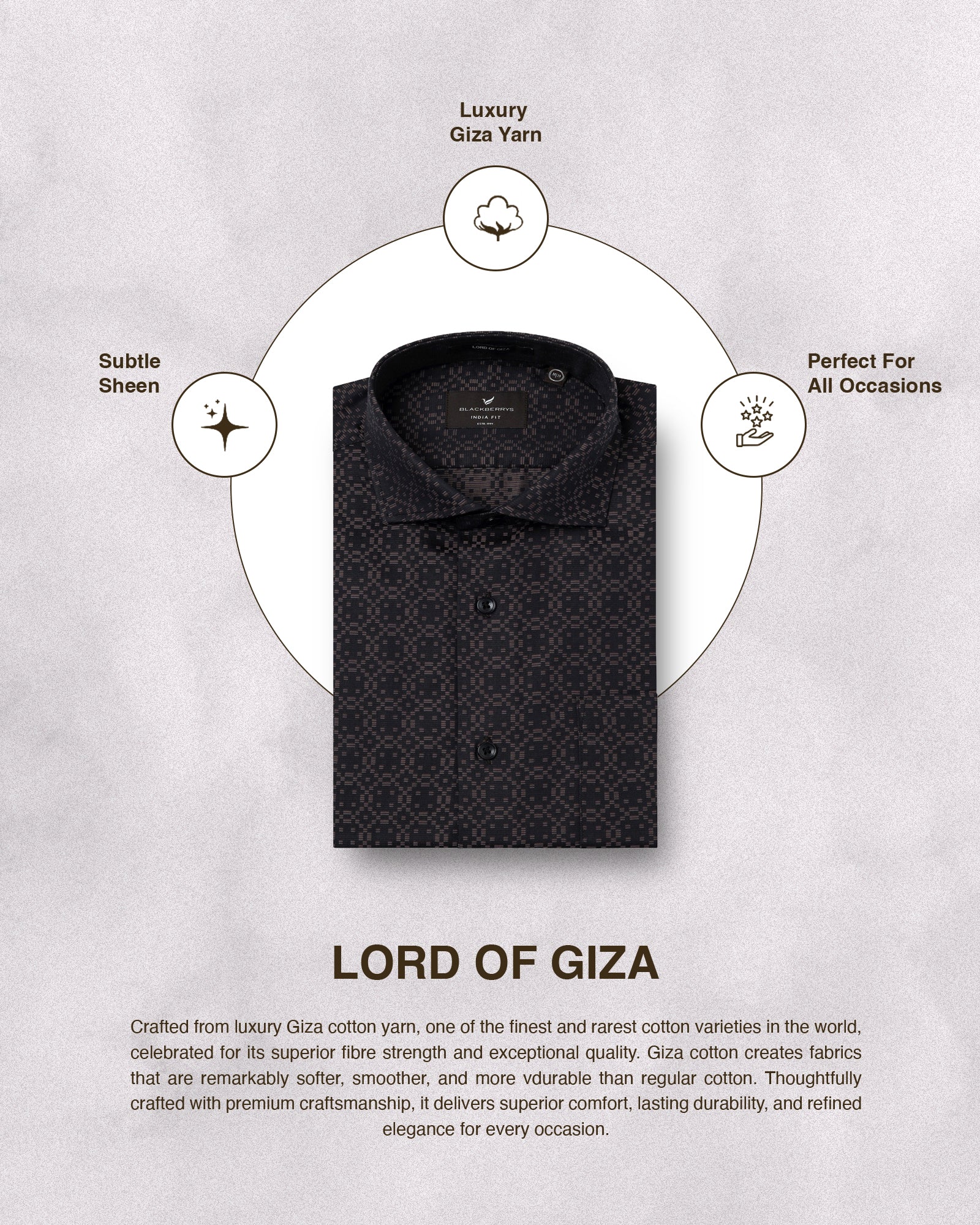 Black Jacquard Shirt - Alton