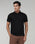 Black Luxe Solid Polo - Toll