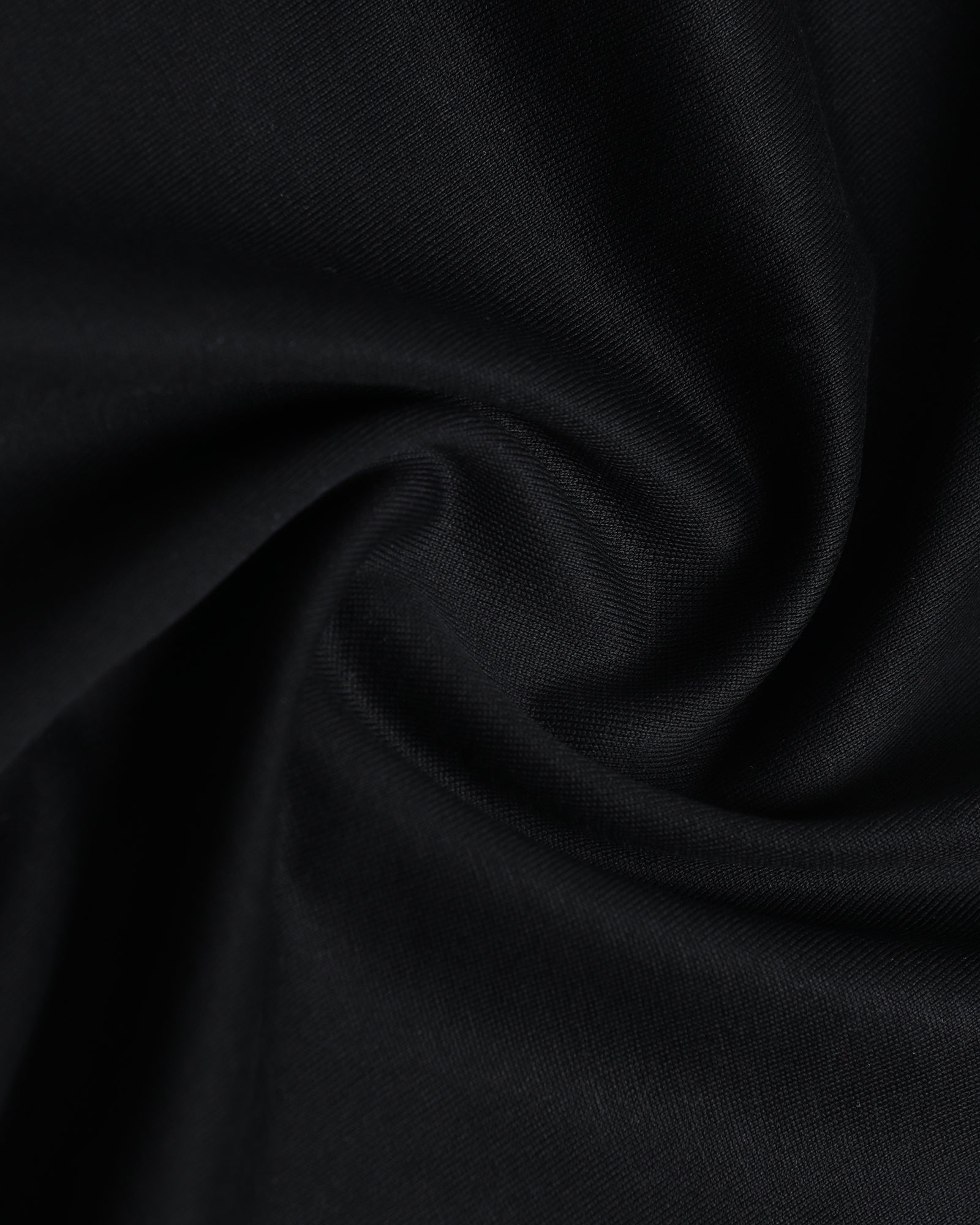 Black Luxe Textured Polo - Rickon