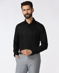 Black Non Iron Textured Shirt - Destine