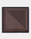 Black Printed 100% Silk Pocket Square - Abbot